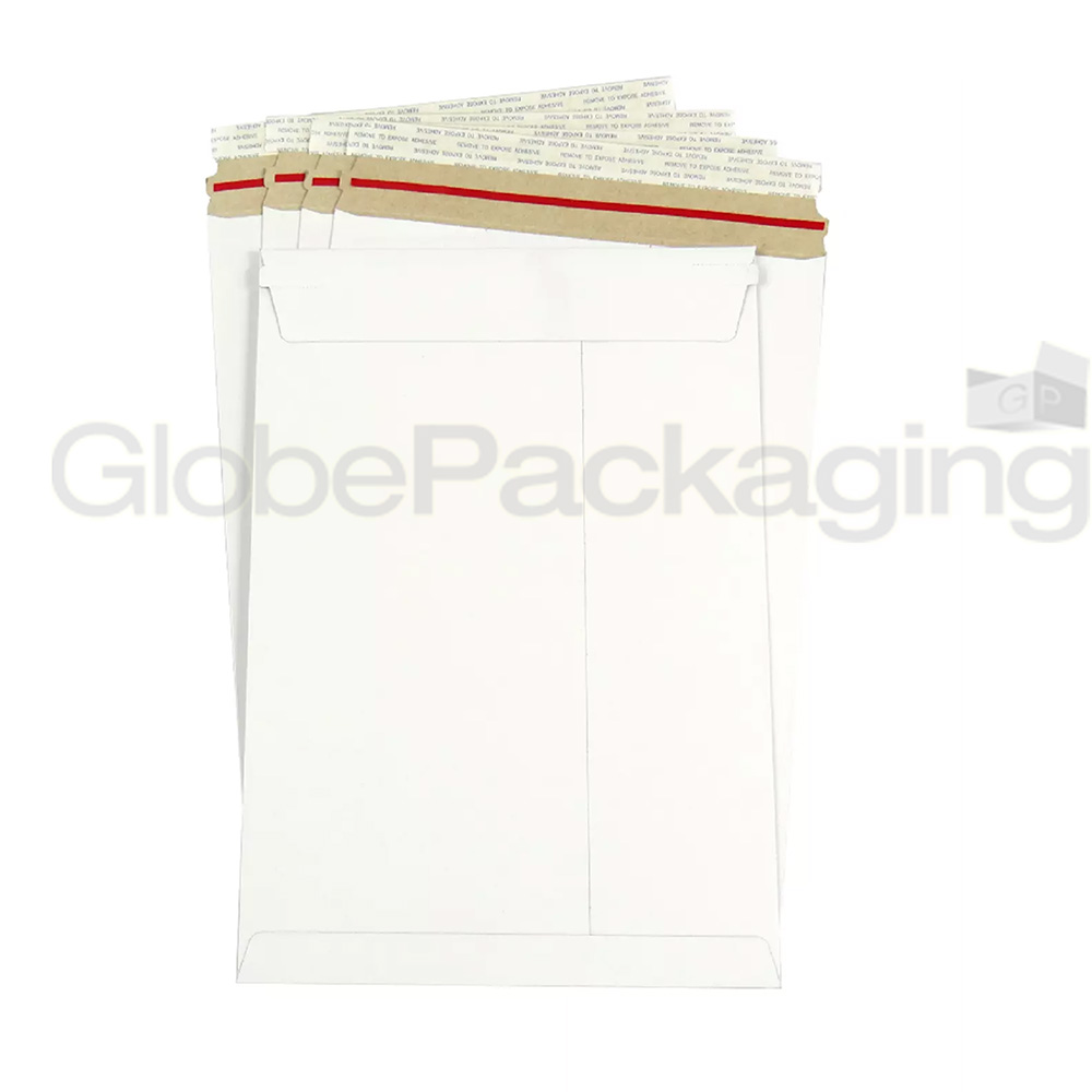 20 x Strong C4 / A4 Size ALL BOARD White Postal Mailing Envelopes 324x229mm